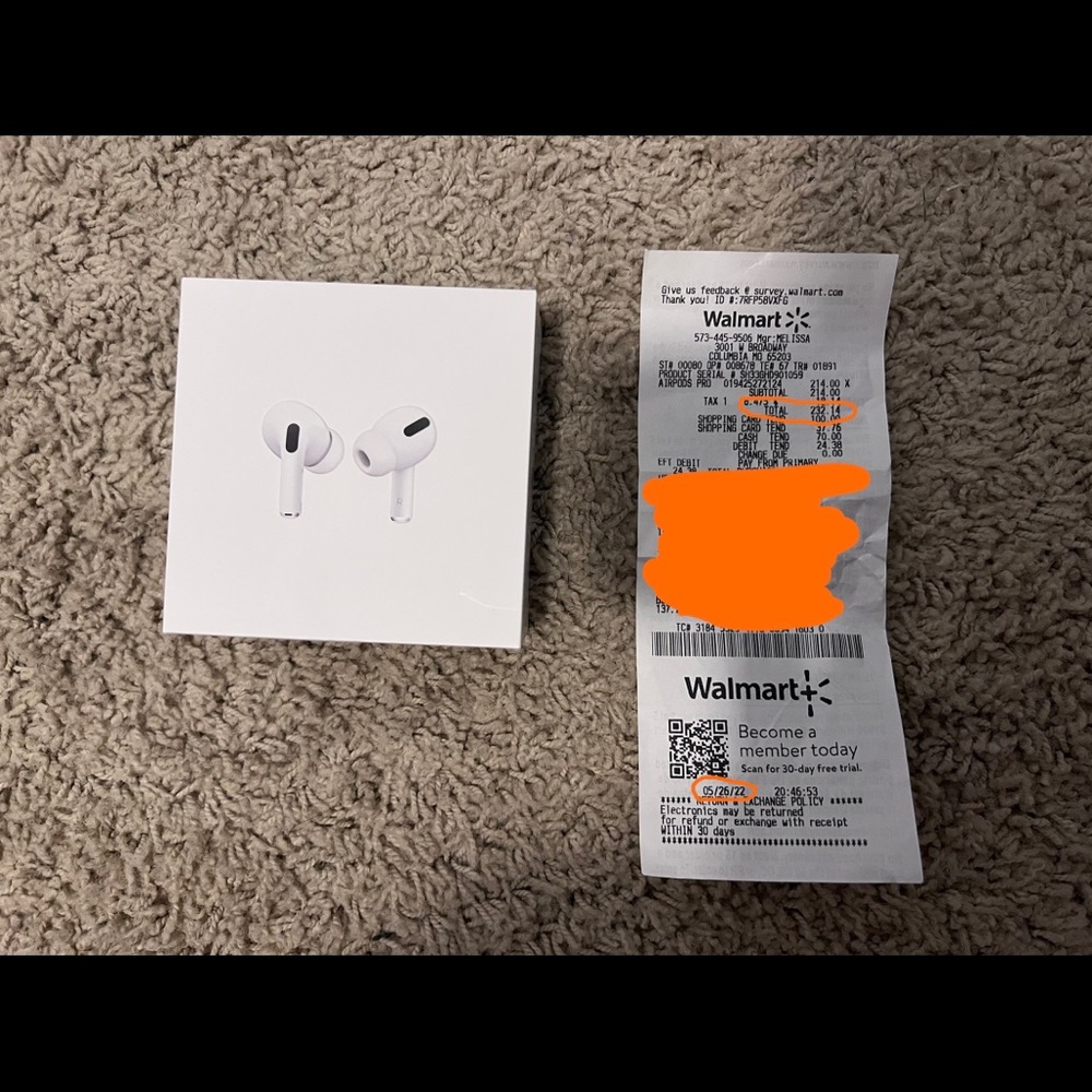 Airpod Pro missing one earbud.